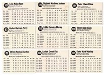 1979 Hostess Complete Set of 150 hand cut baseball cards with #102 Ozzie Smith Rookie PSA 6 (EX-MT)