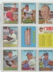 Lot of 96 1967 Topps Baseball w/ HOF incl. #1 The Champs, Whitey Ford and Al Kaline