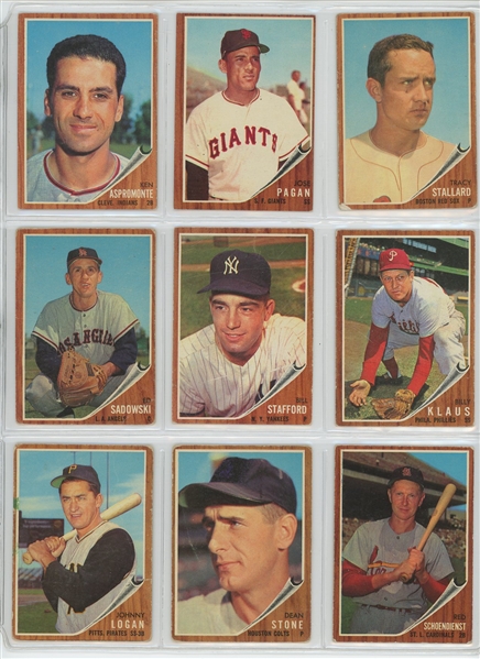 Topps Warren Spahn Lot of Baseball Cards 1958, 1959 &1960 LOW GRADE