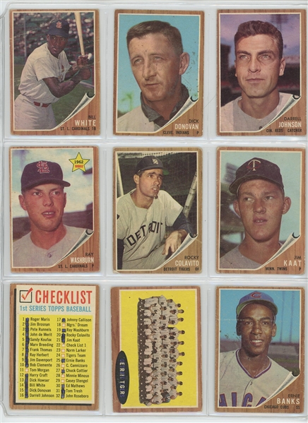 2007 Topps Update Copper Parallel 8 Card Lot NM-MT