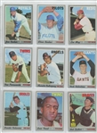 Starter Set of 1970 Topps Baseball 531 Cards w/ HOF  & High Numbers incl. Reggie Jackson, Al Kaline,  Gaylord Perry, Orlando Cepeda, Rollie Fingers