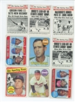 Lot of 286 1969 Topps Baseball w/ HOF & 13 High Numbers VG