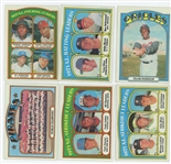 Lot of 255 Assorted 1972 Topps Baseball Cards w/ HOF