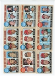 Lot of 375 Assorted 1968 Topps baseball Cards W/ HOF