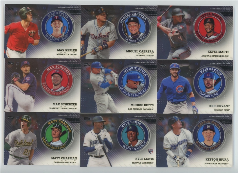 Lot of 23 2020 Topps Series 2 Player Medallion Cards