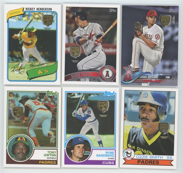 Lot of 12 2020 Topps Series One Rookie Card Retrospective RC Logo Medallion Cards