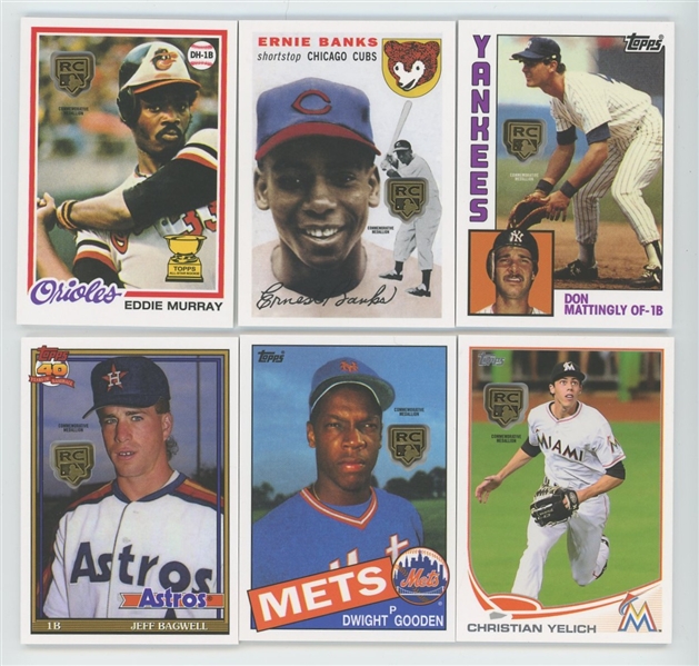Lot of 13 2020 Topps Series One Rookie Card Retrospective RC Logo Medallion Cards