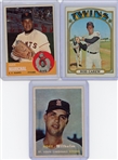 Baseball Star Lot 1972 Topps Rod Carew, 1963 Topps Juan Marichal