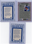 1994 Donruss Elite Series 3 Card Lot Edgar Martinez, Mike Piazza, Barry Larkin