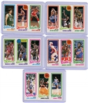 1980-81 Topps Basketball 17 Card lot Archibald, Dantley, Dawkins