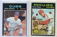 1971 Topps Baseball 10 Card Lot 