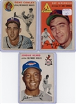 1954  Topps 3 Cart Lot: Ray Jablonski, Jehosie Heard, Gene Conley