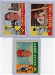 1960 Topps 3 Card Lot; Johnny Callison, Nellie Fox, Dallas Green