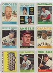 1964 Topps Complete Set Featuring Hank Aaron, Willie Stargell, Willie McCovey, Bob Clemente, Bob Gibson, Mickey Mantle, Willie Mays, Hank Aaron, and many more.  All high numbers included and in...