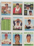 1964 Topps Complete Set Featuring Hank Aaron, Willie Stargell, Willie McCovey, Bob Clemente, Bob Gibson, Mickey Mantle, Willie Mays, Hank Aaron, and many more.  All high numbers included and in...
