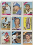 1966 Topps Complete Set Featuring Hank Aaron, Willie Stargell, Willie McCovey, Bob Clemente, Bob Gibson, Mickey Mantle, Willie Mays, Hank Aaron, and many more.  All high numbers included and in...