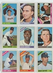 1966 Topps Complete Set Featuring Hank Aaron, Willie Stargell, Willie McCovey, Bob Clemente, Bob Gibson, Mickey Mantle, Willie Mays, Hank Aaron, and many more.  All high numbers included and in...