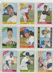 1966 Topps Complete Set Featuring Hank Aaron, Willie Stargell, Willie McCovey, Bob Clemente, Bob Gibson, Mickey Mantle, Willie Mays, Hank Aaron, and many more.  All high numbers included and in...