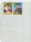 1966 Topps Complete Set Featuring Hank Aaron, Willie Stargell, Willie McCovey, Bob Clemente, Bob Gibson, Mickey Mantle, Willie Mays, Hank Aaron, and many more.  All high numbers included and in...
