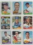 1965 Topps Complete Set Featuring Hank Aaron, Willie Stargell, Willie McCovey, Bob Clemente, Bob Gibson, Mickey Mantle, Willie Mays, Hank Aaron, Pete Rose, Steve Carlton RC and many more.  All high...