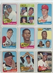 1965 Topps Complete Set Featuring Hank Aaron, Willie Stargell, Willie McCovey, Bob Clemente, Bob Gibson, Mickey Mantle, Willie Mays, Hank Aaron, Pete Rose, Steve Carlton RC and many more.  All high...