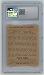 1940 Play Ball Mickey Cochrane #180 CGC 2.5 Good+