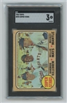 1968 Topps Superstars #490 Mickey Mantle, Willie Mays, Harmon Killebrew