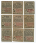 Lot of 17 1948 Bowman Football Cards 