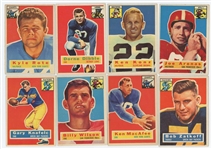 Lot of 64  1956 Topps Football with 19 HOFer's incl. Frank Gifford and Bobby Layne