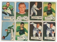 Lot of 28 1954 Bowman Football Cards with 5 HOF