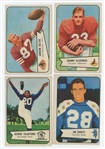 Lot of 28 1954 Bowman Football Cards with 5 HOF