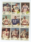 Lot of 46 1961 Fleer Football Cards w/HOF