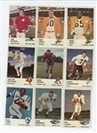 Lot of 46 1961 Fleer Football Cards w/HOF