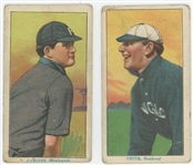 1910-13 T215 Red Cross Tobacco 2 card lot Howie Camnitz and Frank Smith Montreal Variation