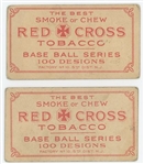 1910-13 T215 Red Cross Tobacco 2 card lot Howie Camnitz and Frank Smith Montreal Variation