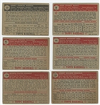 1952 Topps 19-card low grade lot (18 different cards)