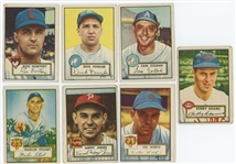 1952 Topps 19-card low grade lot (18 different cards)