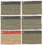 1952 Topps 18-card trimmed lot
