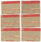1952 Topps 18-card trimmed lot