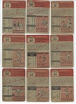 1953 Topps Low Grade Starter Set 25/274 w/ HOF Hoyt Wilhelm