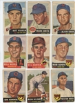 1953 Topps Low Grade Starter Set 25/274 w/ HOF Hoyt Wilhelm