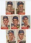 1953 Topps Low Grade Starter Set 25/274 w/ HOF Hoyt Wilhelm