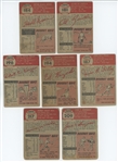 1953 Topps Low Grade Starter Set 25/274 w/ HOF Hoyt Wilhelm