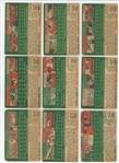 1954 Topps Baseball Starter set 27/250 w/ HOF Hoyt Wilhelm and the Ed and John O'Brien #139 card (LOW GRADE)