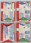 1982 Topps Lot of 4 unopened miswrapped packs