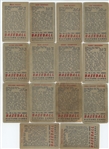 1951 Bowman Low Grade Starter set 97/324 w/ stars and high numbers