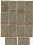 1951 Bowman Low Grade Starter set 97/324 w/ stars and high numbers