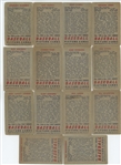1951 Bowman Low Grade Starter set 97/324 w/ stars and high numbers