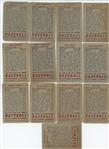 1951 Bowman Low Grade Starter set 97/324 w/ stars and high numbers