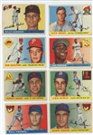 1955 Topps Low Grade Starter Set 67/206 w/ Don Zimmer rookie and 19 high numbers